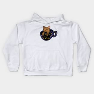 kitty cup Kids Hoodie